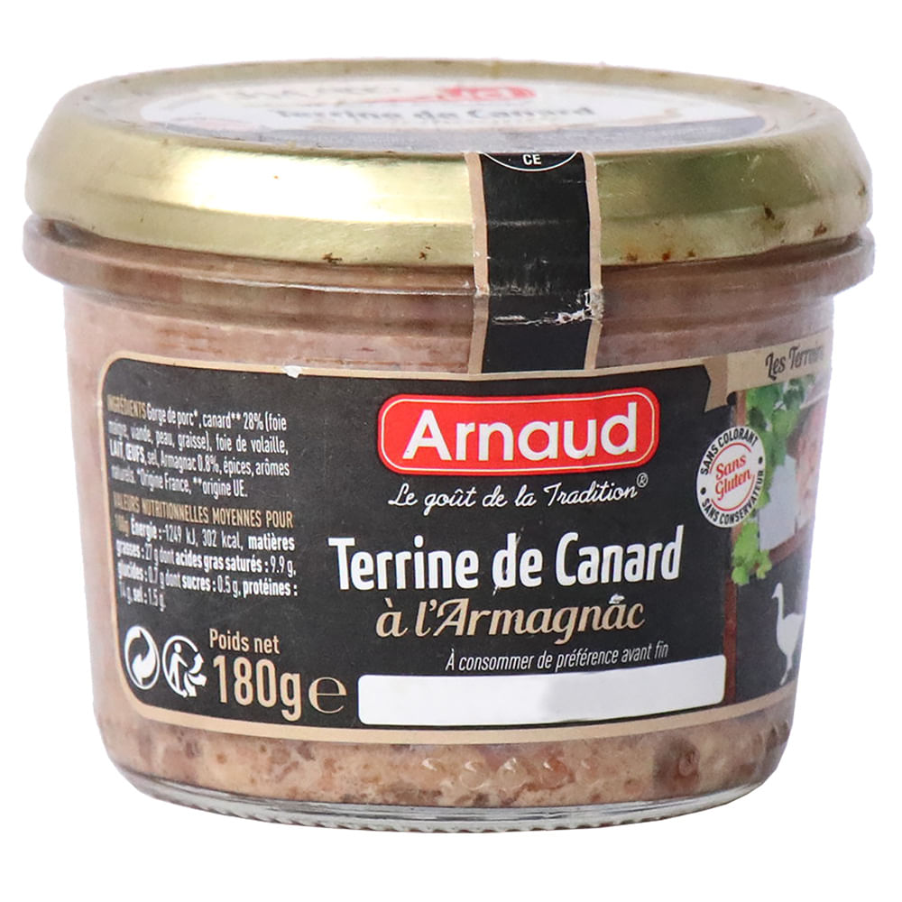 PATE TERRINE DE CERDO CON PATO AL ARMAGN