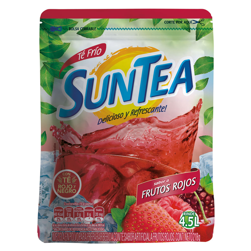 SUNTEA FRUTOS ROJOS 4.5 LT x 218 GR