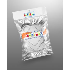 BANDEJA ALUMINIO ESPAGUETT PEQÑA x 6 UND