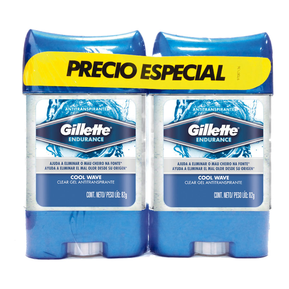 DEO GILLETE X2 CLEAR CW GEL  x 82GR