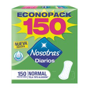 PROTECTORES DIARIOS NORMAL NOSOTRAS*150U