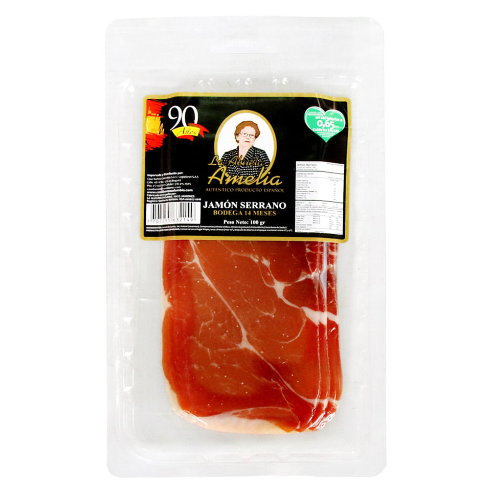 JAMON SERRANO LA ABUELA  x 100GR