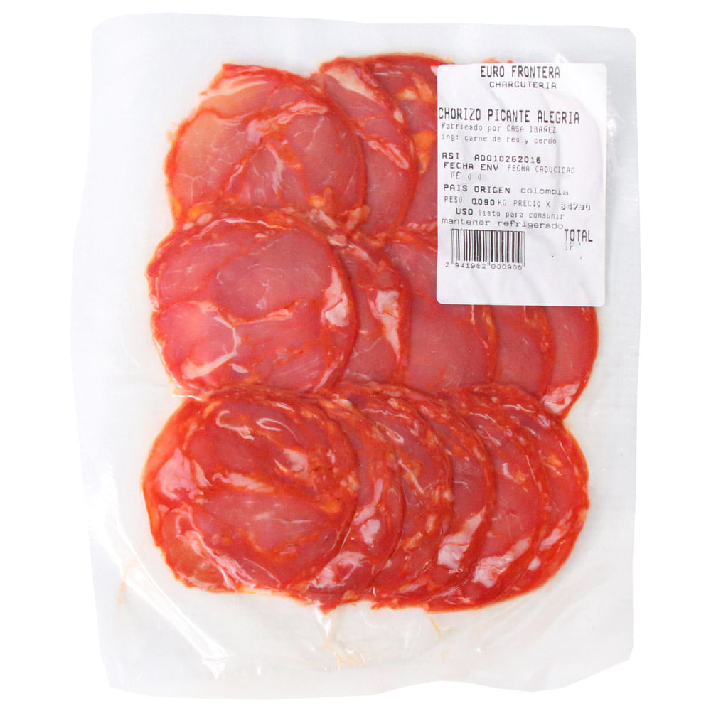 CHORIZO PICANTE  ALEGRIA* KL