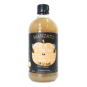 VINAGRE DE MANZANA FCO MANZATO x 500 ML