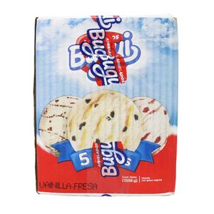 Helado Vainilla Fresa Hdo Bugui*2558 gr