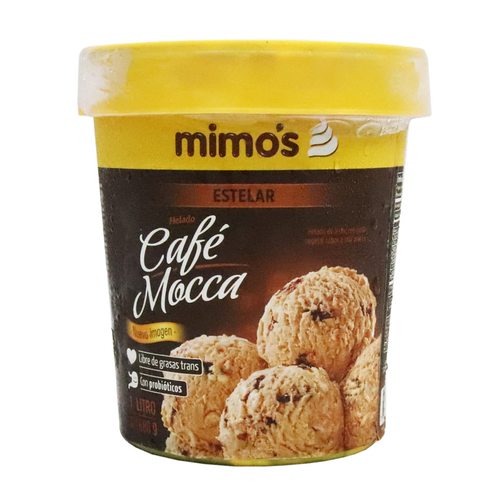 HELADO ESTELAR CAFE MOCCA  x 1L MIMO`S