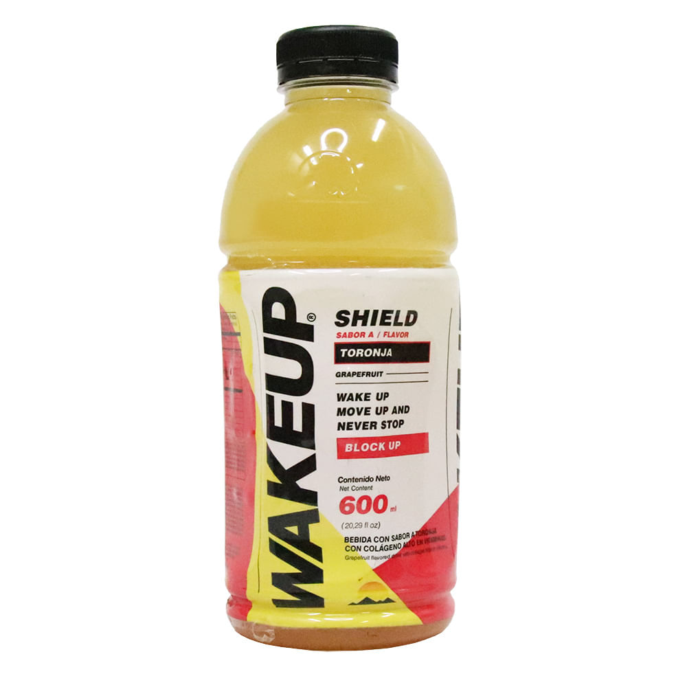 AGUA SABOR TORONJA WAKE UP*600 ML