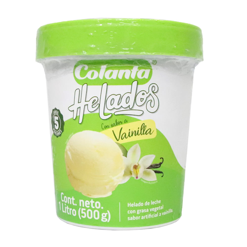 HELADO VAINILLA COLANTA*580 GR