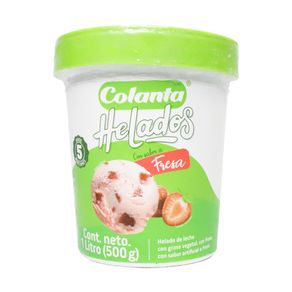 HELADO FRESA COLANTA*580 GR