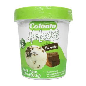 HELADO BROWNIE COLANTA*580 GR
