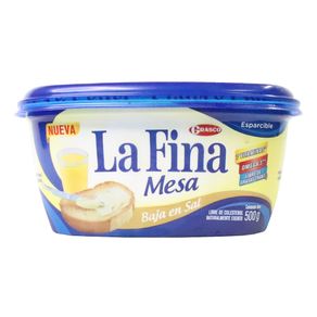 MARGARINA CON SAL LA FINA*500GR*2UND