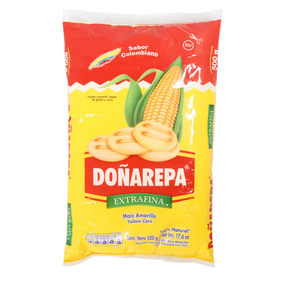HARINA DE MAIZ DOÑAREPA AMARILLA *500GR