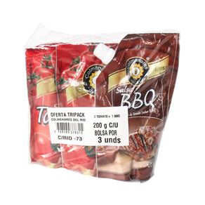 SALSA OFERTA (2TOMATES+ 1BBQ) COLMENARES