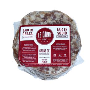 CARNE HAMBURGUESA LE CARNE GOURMET*750GR