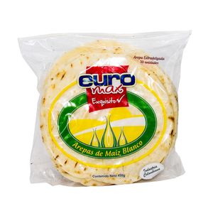 Arepas Euromax Blanca Extradelgada X 450