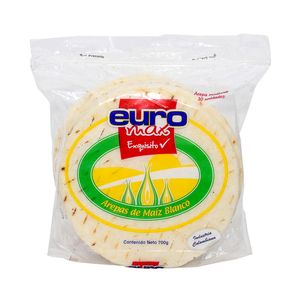 Arepas Euromax Blanca Mediana X 700 X10U