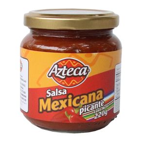 SALSA MEXICANA PICANTE FCO AZTECA *220GR