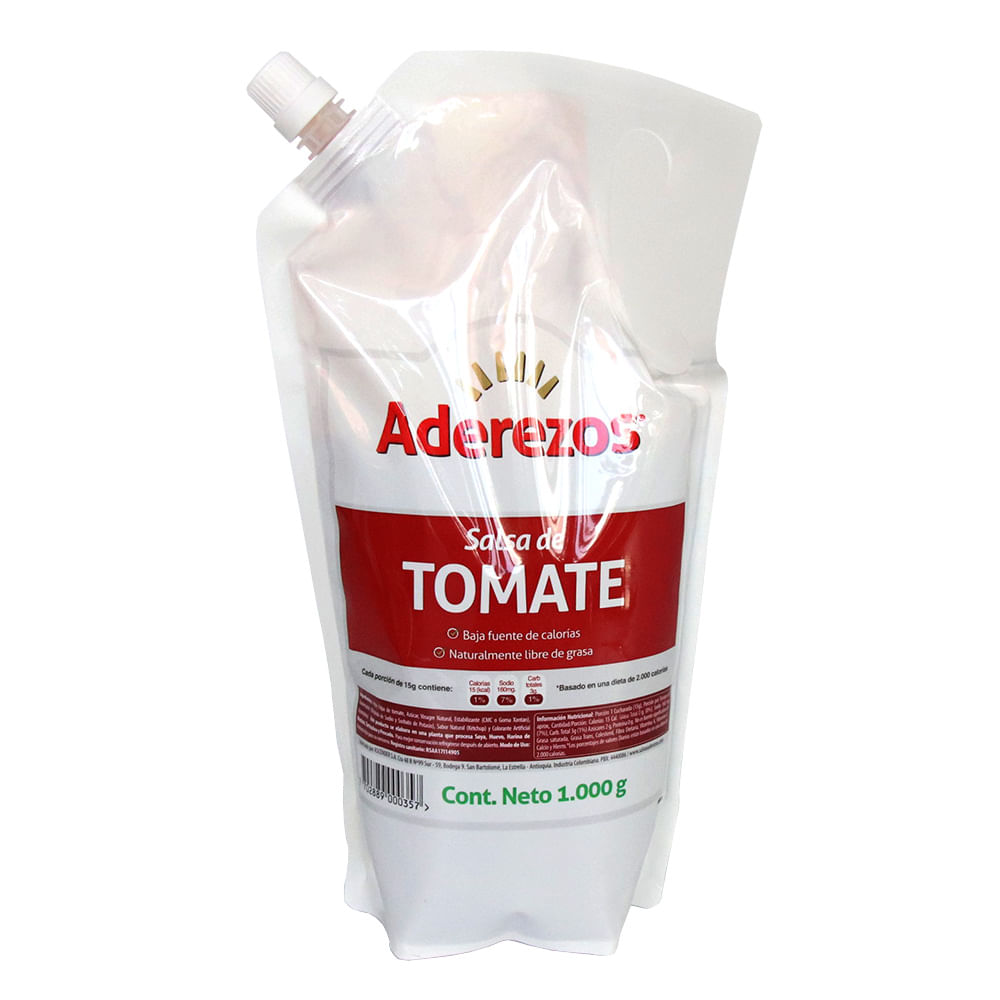 SALSA TOMATE BOLSA ADEREZOS  x 1000GR