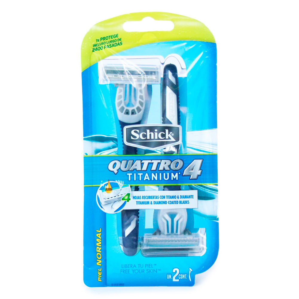 MAQUINA AFEITAR QUATTRO P/SENS SCHICK X2