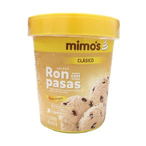 HELADO RON PASAS x 1L MIMO`S