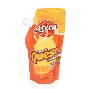 SALSA QUESO CHEDDAR FCO AZTECA x 200GR
