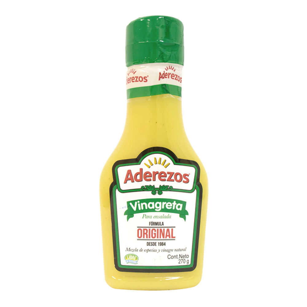 VINAGRETA FCO ADEREZOS x 270GR