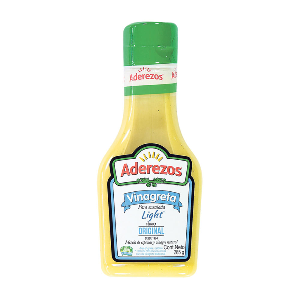 VINAGRETA LIGHT FCO ADEREZOS x 265GR