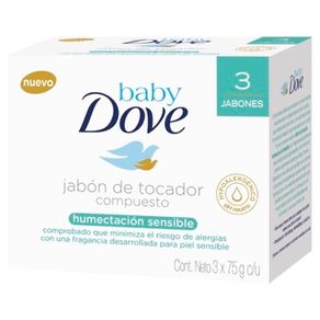 JABON DOVE BABY HIDRAT SENSIVEL 3UND*75G
