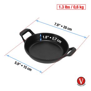 MINI CAZUELA VICTORIA 14CM ESMALTADO