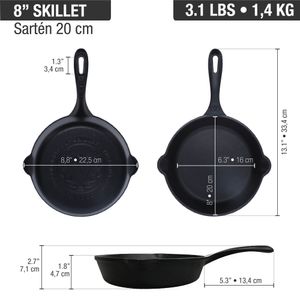 Sarten Victoria 20 cm Esmaltado