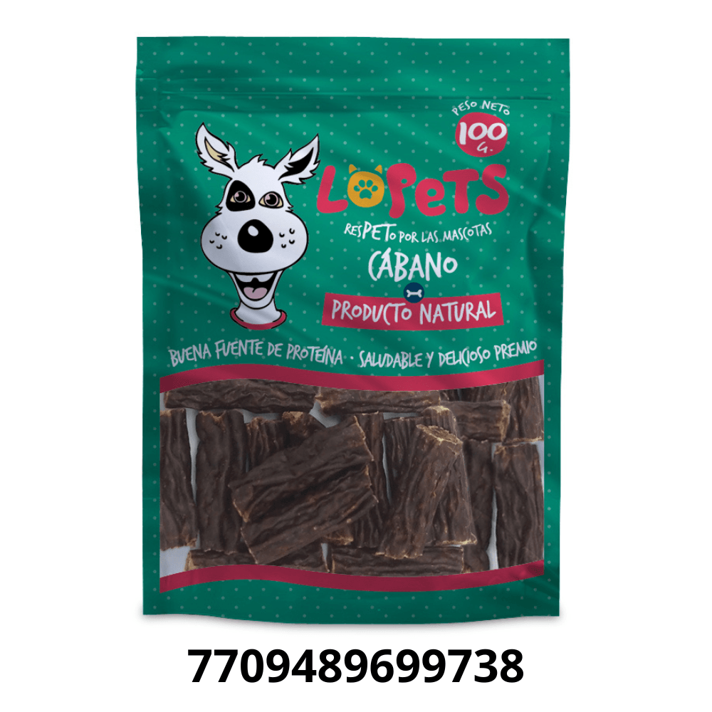 CABANO LOPETS NATURAL*100GR