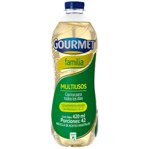 ACEITE GOURMET FAMILIA MULTIUSO*420 ML