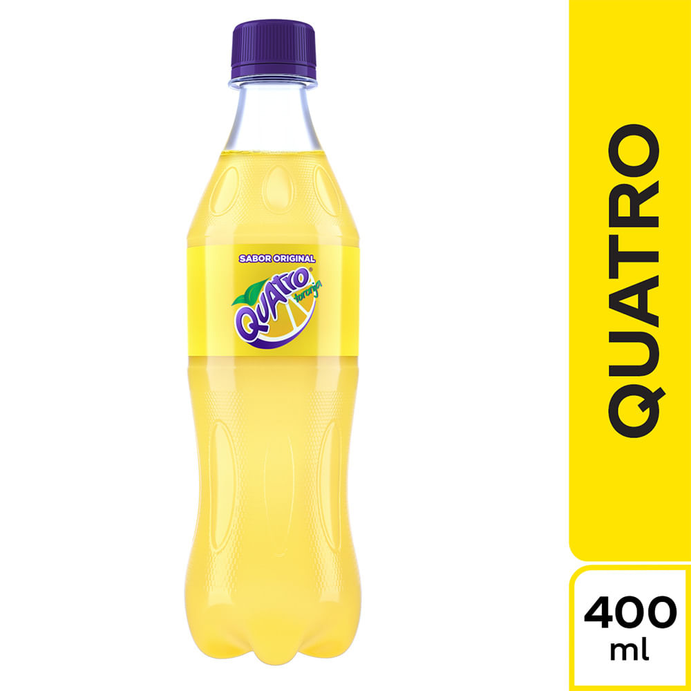 GASEOSA QUATRO PET x 400 ML