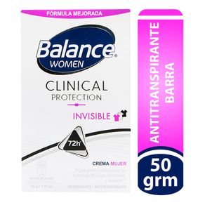 DEO CREMA CLINICAL INVI MUJR BALANCE 50G