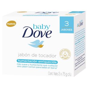 JABON DOVE BABY HIDRAT ENRIQUEC*3UND*75G