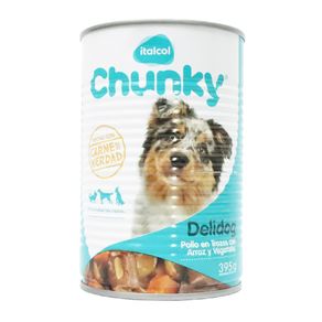 DELIDOG TROZOS DE POLLO LATA x 395 GR