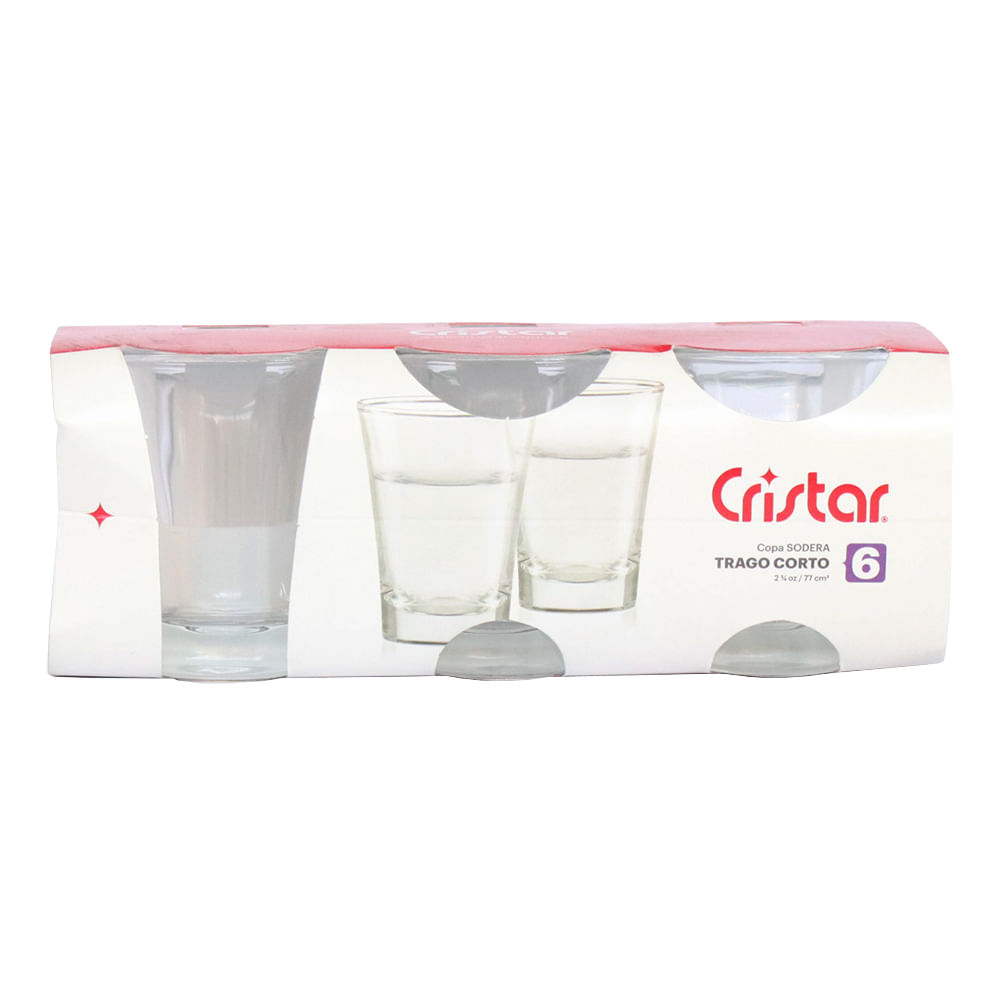 COPA SHOT SODERA CRISTAR SET X 6UND