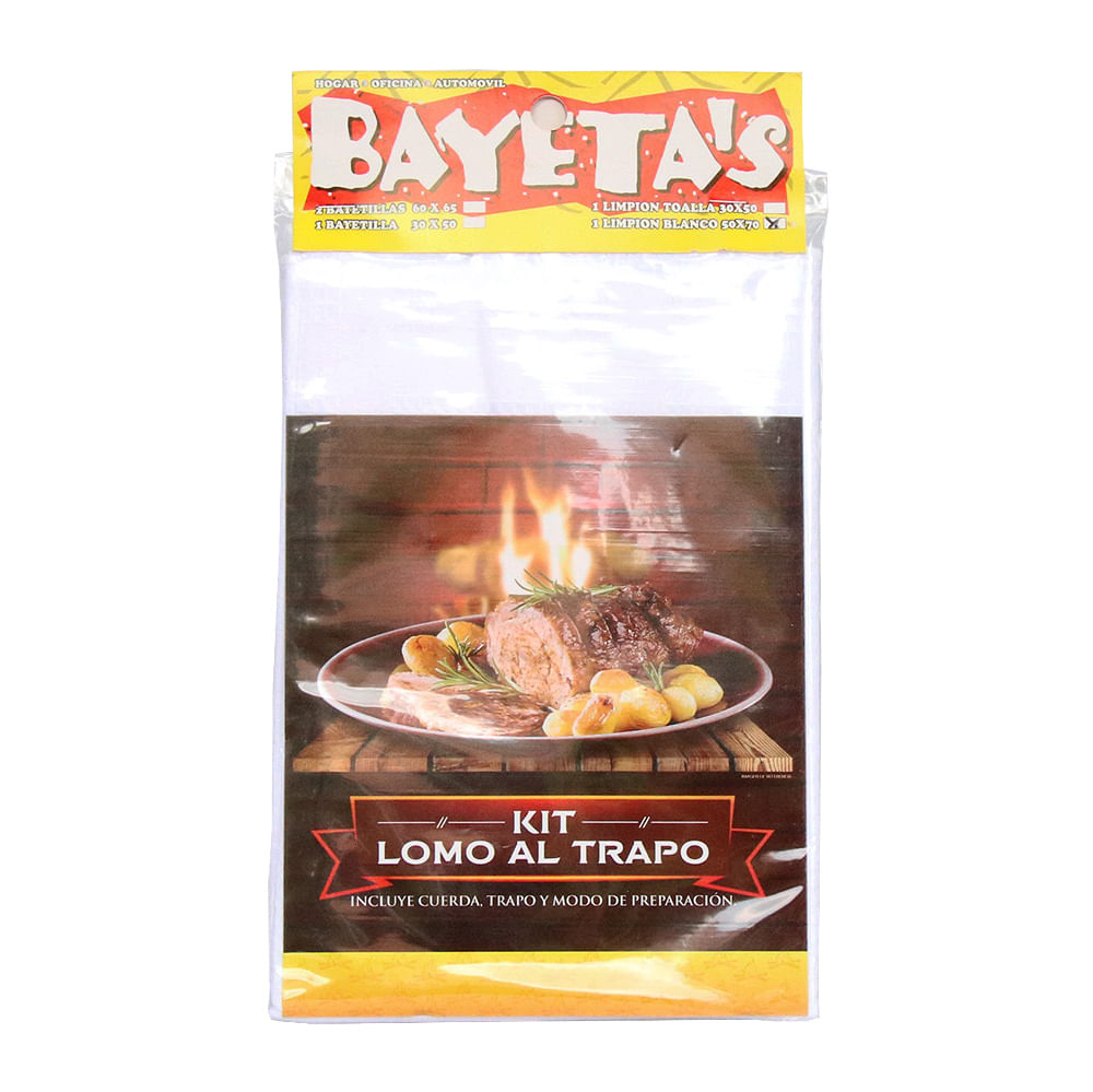 KIT LOMO AL TRAPO BAYETAS