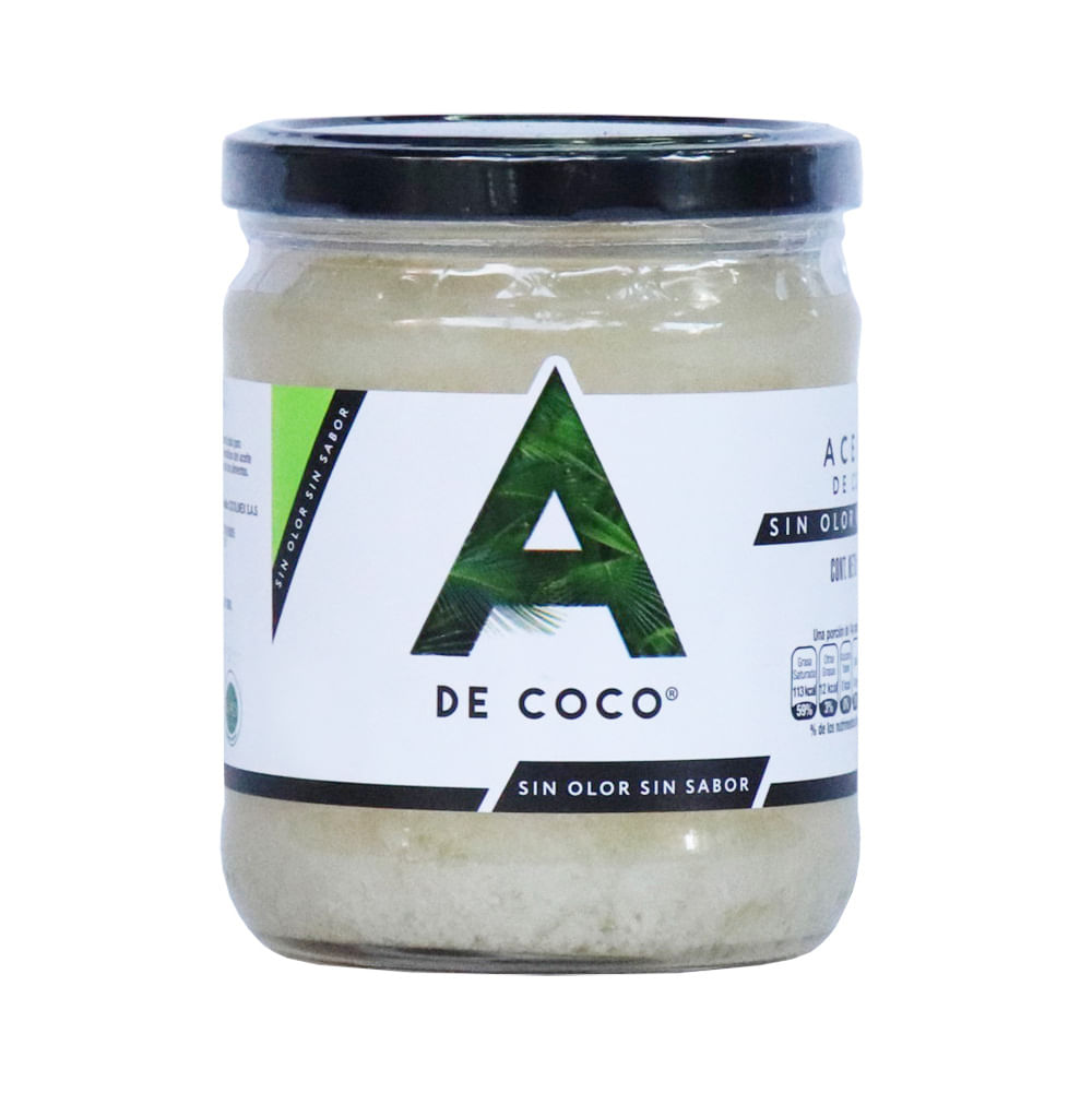 ACEITE COCO SIN OLOR A DE COCO*420ML