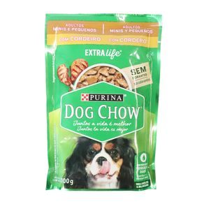 DOG CHOW ADULTO PEQUEÑOS CORDERO X 100GR