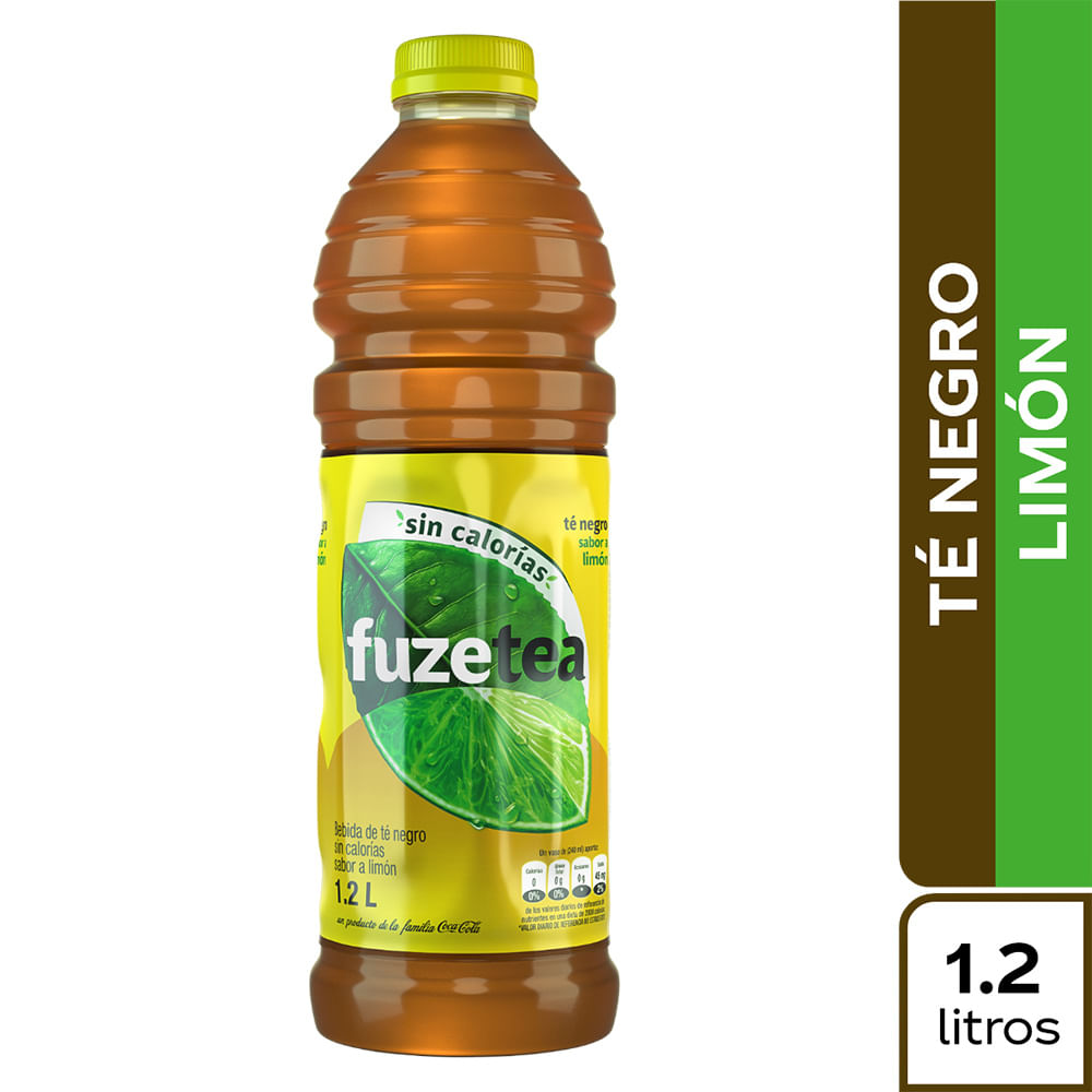 FUZE TEA TE NEGRO LIMON  x 1.2 ML