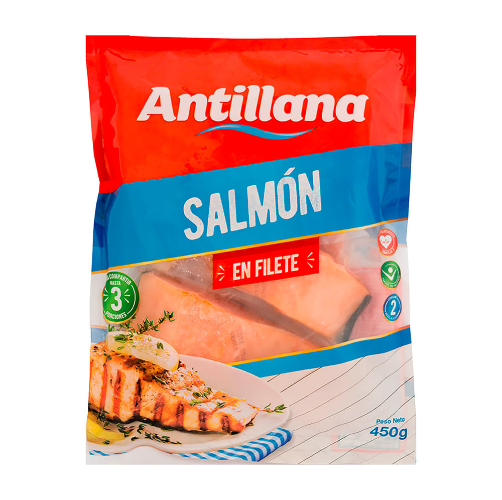 FILETE SALMON PREMIUM  x 450GR ANTILLANA