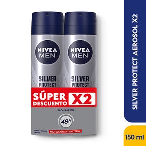 DEO SPRAY SILVER PROTECT NIVEA 2*150ML