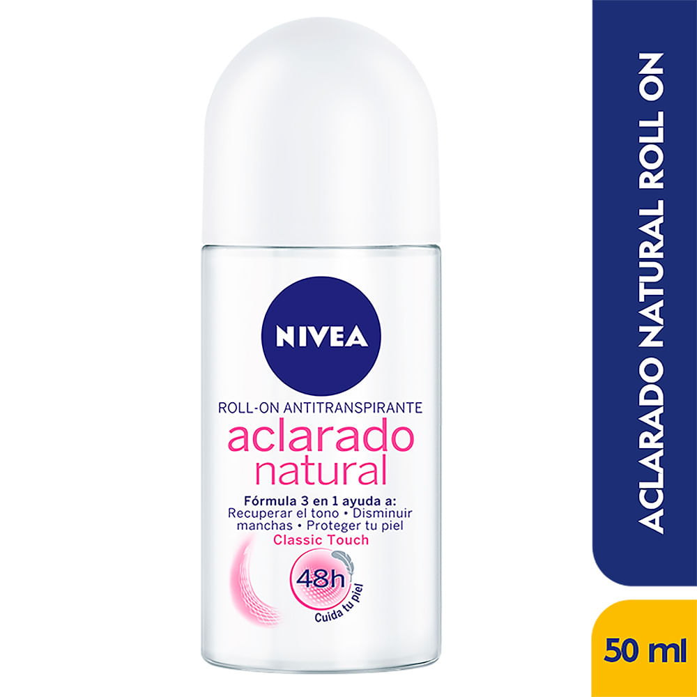 DEO ROLL ACLARADO NAT  NIVEA x 50GR