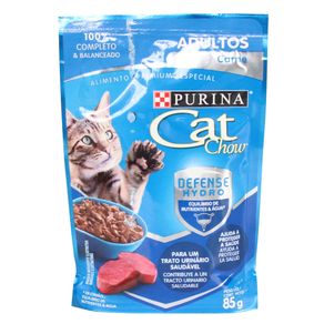ALIMENTO HUMEDO ADUL CARNE CAT CHOW*85GR