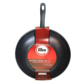 WOK ILKO REDBLUE ANTIADHERENTE S/T 28CM