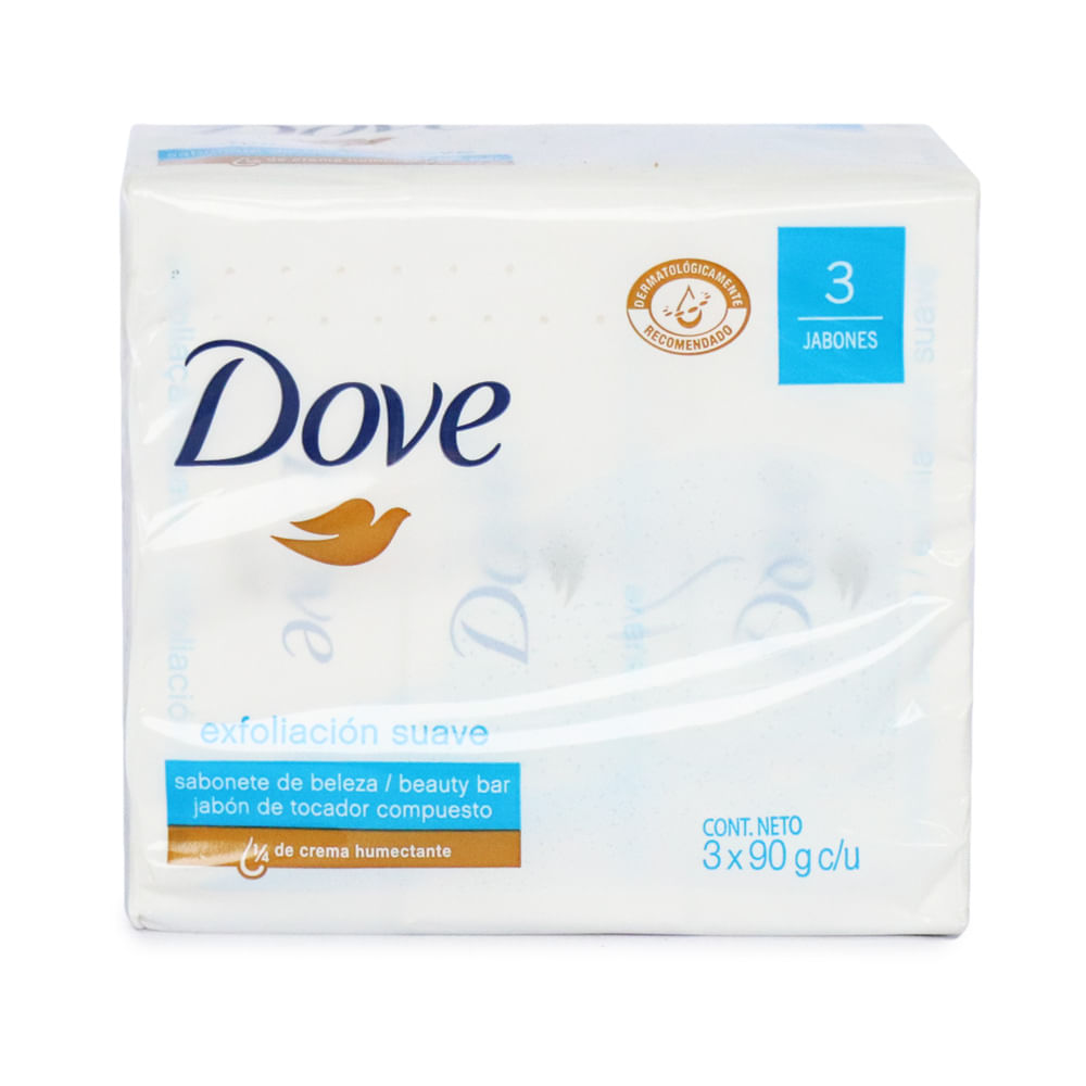 JABON DOVE EXFOLIANTE 3U x 90GR