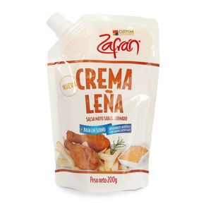 SALSA CREMA LEÑA ZAFRAN*200GR