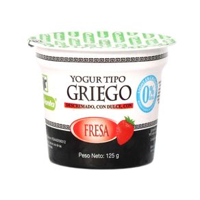 YOGUR TIPO GRIEGO FRESA x 125 GR