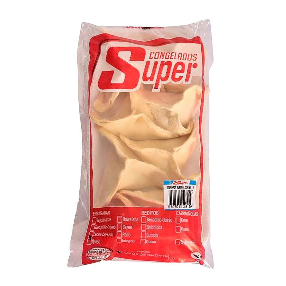 EMPANADAS LECHE CORTADA X8 SUPER *400GR